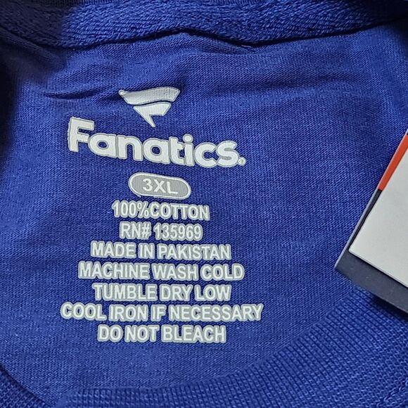 Fanatics NY Rangers T-Shirt | Men's 3XL | Blue | NHL Hockey | NWT - Picture 8 of 8